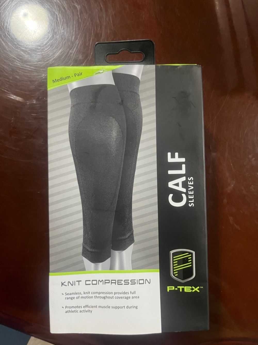 Black Calf Compression Sleeves - Men's